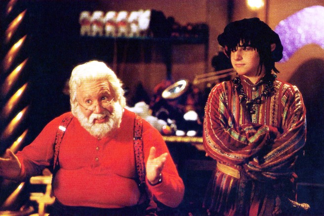Santa and head Jewish elf, Bernard.